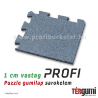 Profi puzzle gumilap sarokelem - 1 cm vastag szürke