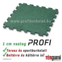 Profi puzzle gumilap - 1 cm vastag zöld