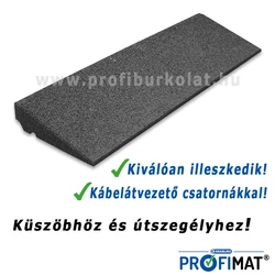 Gumirámpa járdaszegélyhez, útszegélyhez, küszöbhöz és más magaslathoz.
