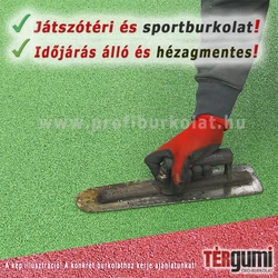 Helyben öntött gumiburkolat ajánlatra