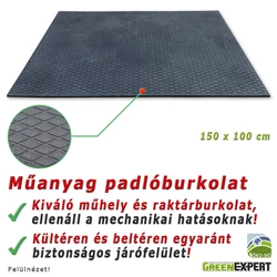 Trapéz mintázatú, Ipari műanyag padlóburkolat, műhelyekbe, raktárakba. Trapéz mintázatú, Ipari műanyag padlóburkolat, műhelyekbe, raktárakba.