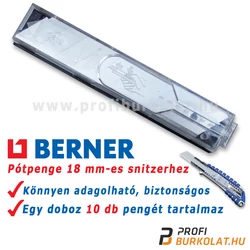 Pótpenge 18 mm-es Berner snitzerhez