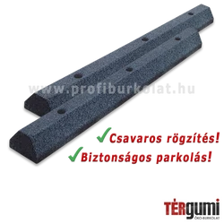 Parkolási gumi ütközésvédő csavarozható kivitelben