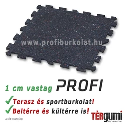 Profi puzzle gumilap - 1 cm vastag szórt mintás