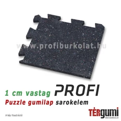 Profi puzzle gumilap sarokelem - 1 cm vastag szórt mintás Profi puzzle gumilap sarokelem - 1 cm vastag szórt mintás
