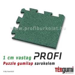 Profi puzzle gumilap sarokelem - 1 cm vastag zöld Profi puzzle gumilap sarokelem - 1 cm vastag zöld