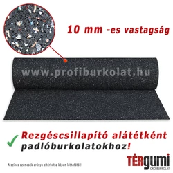 Kifejezetten nagy rezgéscsillapító hatású gumilemez sportburkolatok és más erős rezgésnek kitettet burkolat alá. Kifejezetten nagy rezgéscsillapító hatású gumilemez sportburkolatok és más erős rezgésnek kitettet burkolat alá.