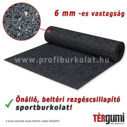 Gumitekercs kis igénybevételű rezgéscsillapító sportburkolat készítéséhez. Gumitekercs kis igénybevételű rezgéscsillapító sportburkolat készítéséhez.